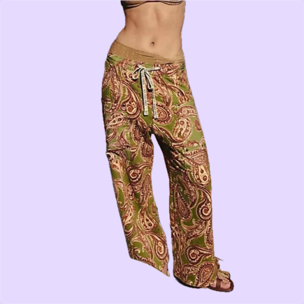 NWOT We The Free Jet Set Knit Printed Pull-On Pants Size XL $168 Sold Out